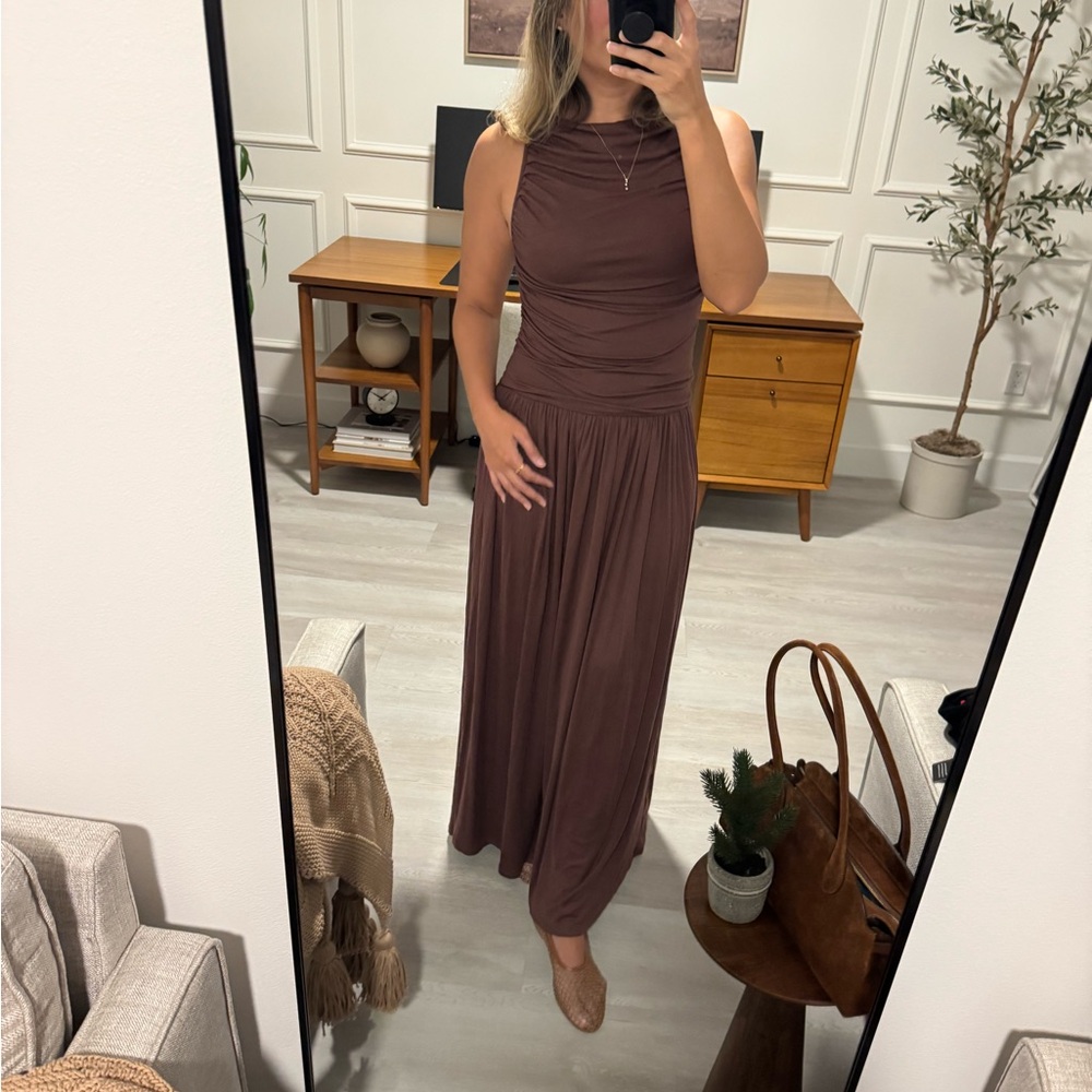 Express Brown Maxi Dress Used Once
